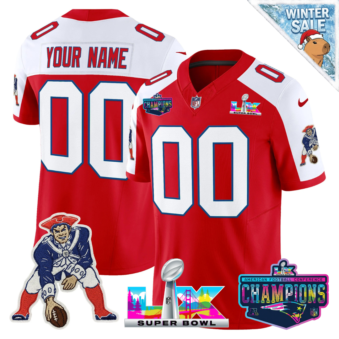 NE 2025 Vapor Jersey - AFC Champions Limited Patch - Stitched
