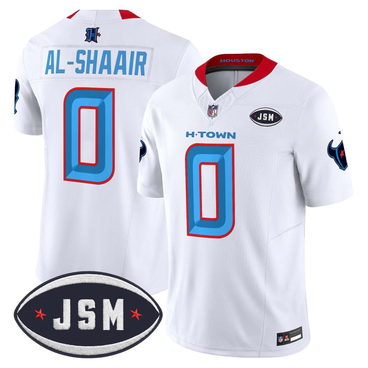Houston Texan Janice McNair Memorial Patch Vapor Limited Jersey - All Stitched