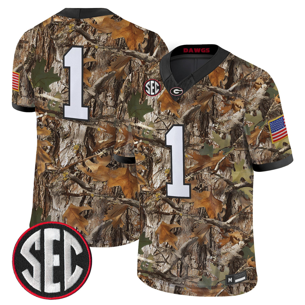 Georgia Bulldogs Camouflage Edition 2026 Vapor Limited Jersey - Stitched