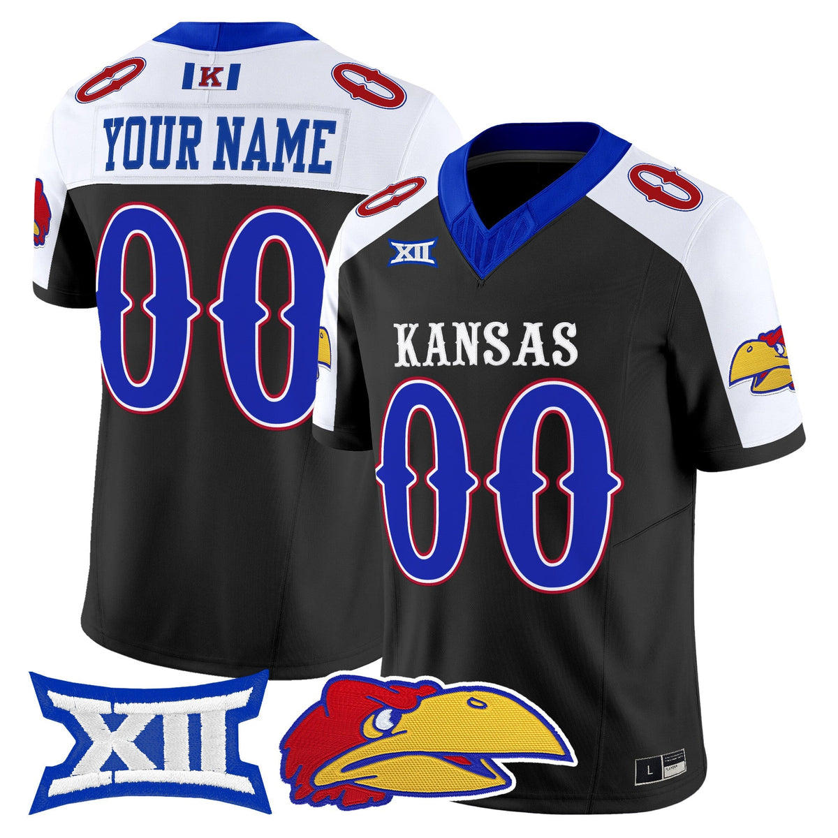 Kansas Jayhawks 2026 Vapor Limited Custom Jersey - Stitched