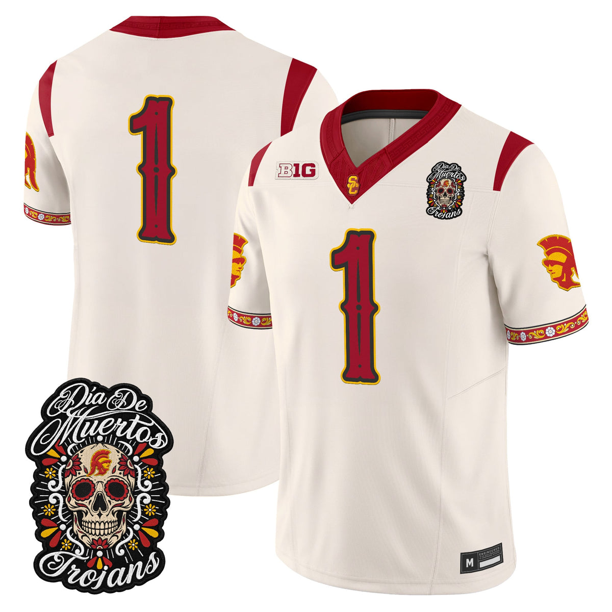 USC Trojans Día de los Muertos Vapor Limited Jersey - Stitched