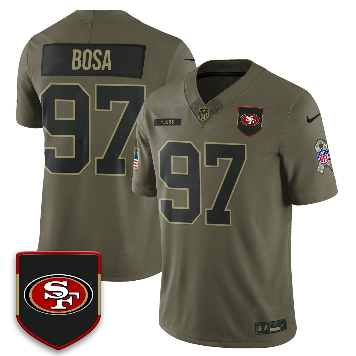 SF 2025 Salute to Service Limited Jersey - Stitched