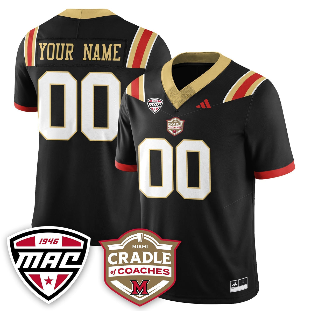 Miami RedHawks Football "Cradle of Coaches" Vapor Limited Jersey - Stitched