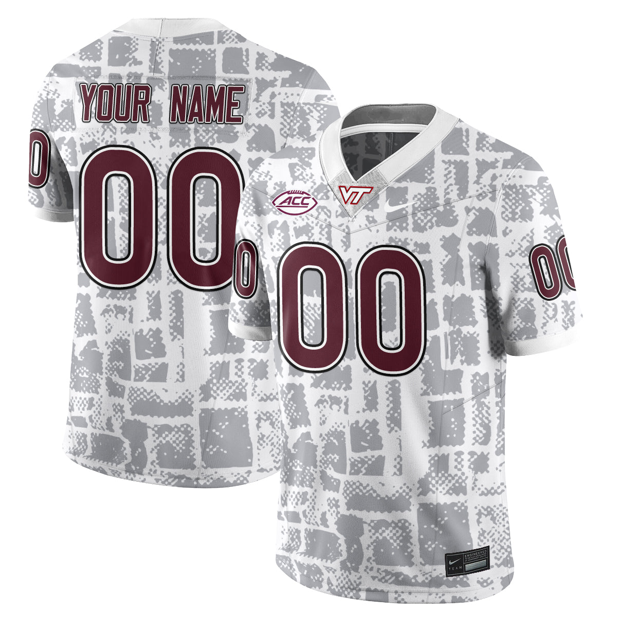 Virginia Tech Football Vapor Limited Custom Jersey - Stitched