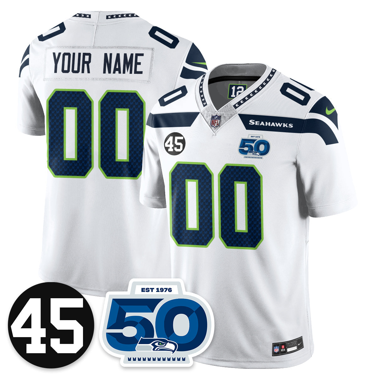 SEA Vapor Limited Jersey - Honor Kenny Easley - Stitched