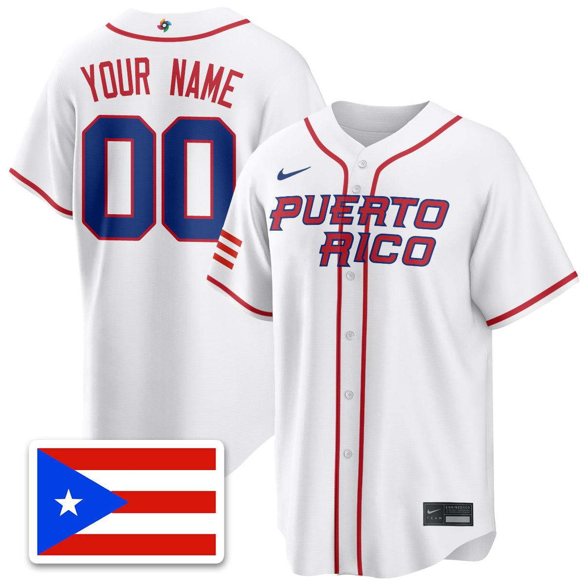 Puerto Rico Baseball 2026 World Baseball Classic Limited Jersey - Stitched