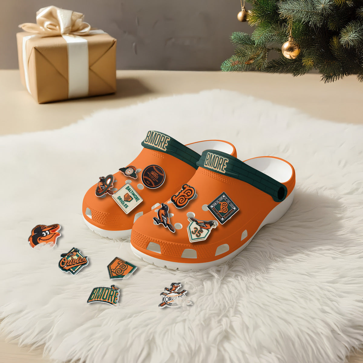 BAL 2026 City Connect Orange Clogs - Charms Gift Set