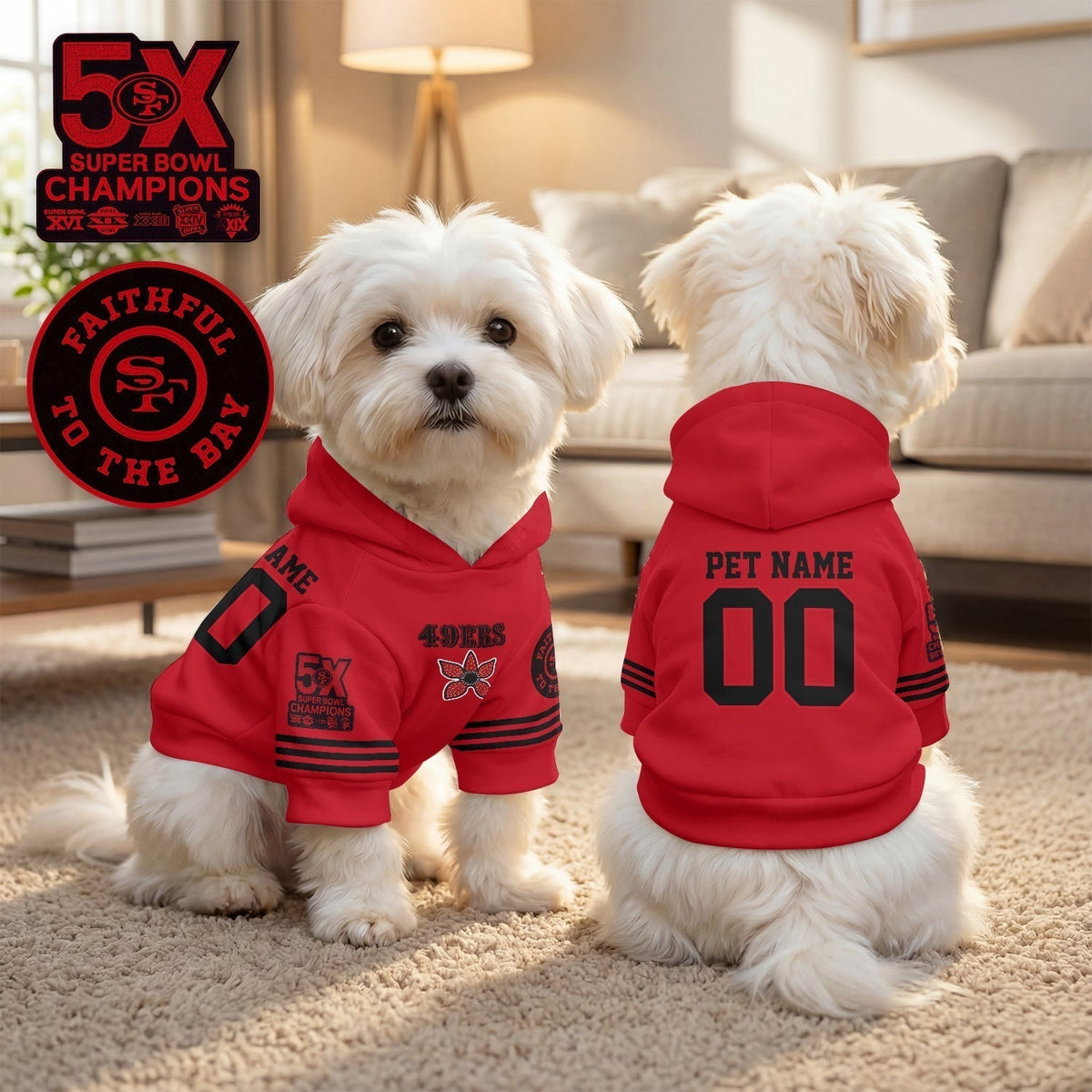 SF Stranger Things Pet Hoodie