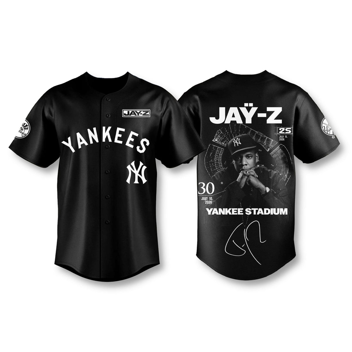 NYY x Jay-Z Hometown Show 2026 Limited Edition Jersey - Printed