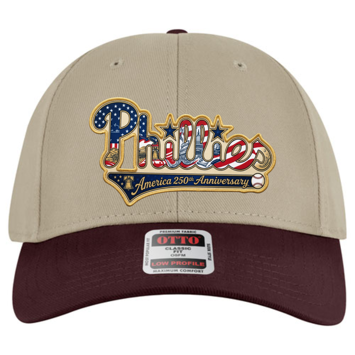 PHI 2026 Independence Day Baseball Cap - Embroidered