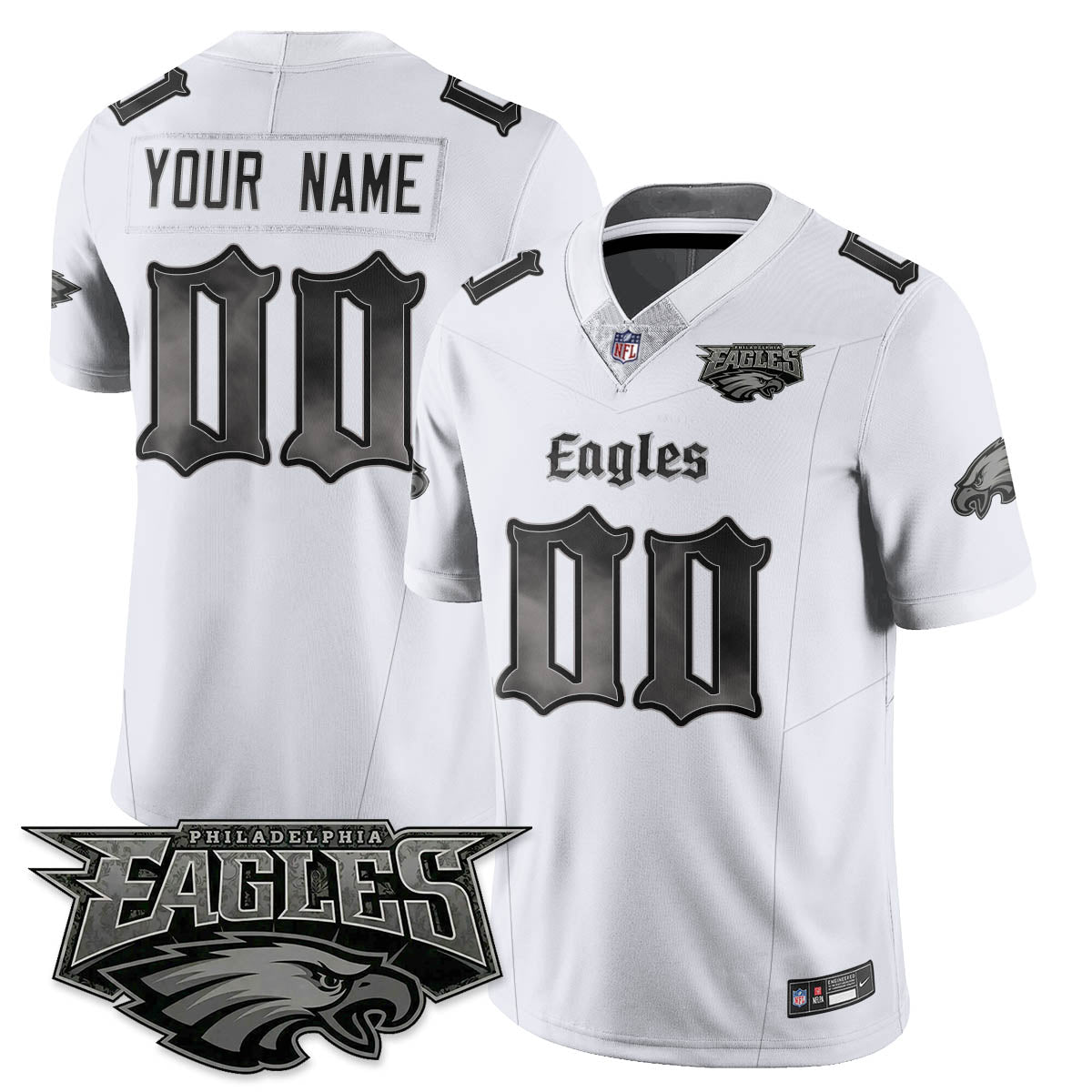 PHI 'Dark Gothic Philly' Vapor Limited Jersey - Stitched