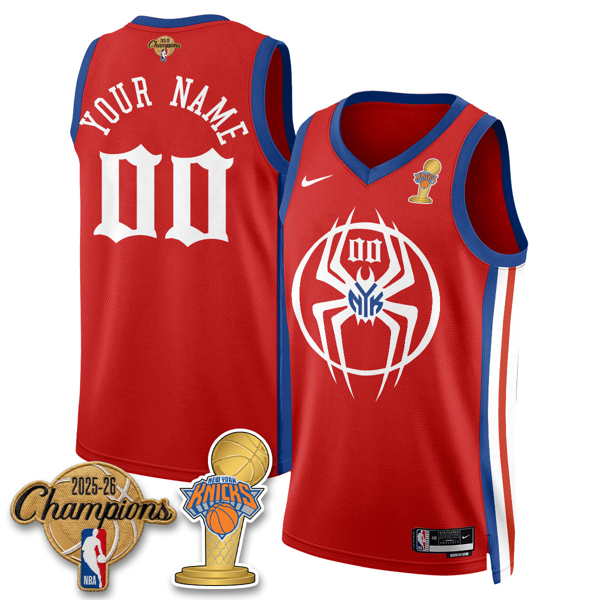 NYK 2026 Champions Brand New Day Vapor Custom Jersey - Stitched-NQD