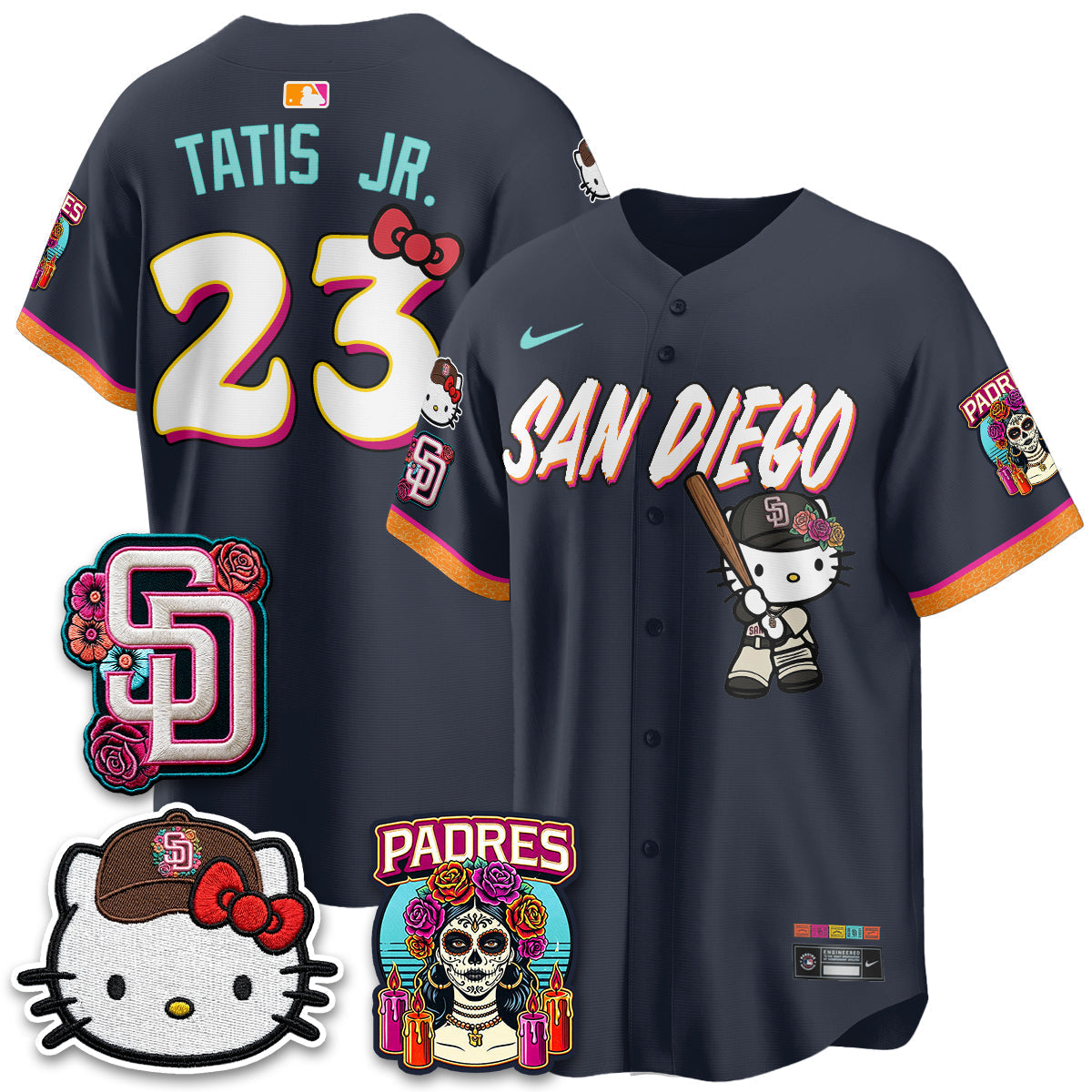 SD 2026 City Connect x Meow KT Vapor Limited Jersey - Stitched