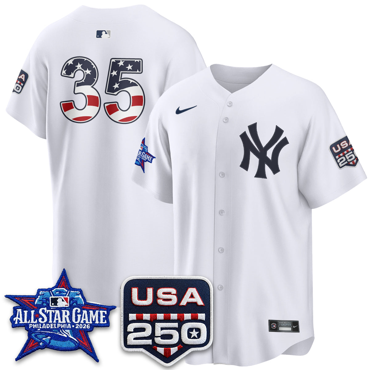 NYY 2026 All Star Edition Vapor Jersey - Stitched