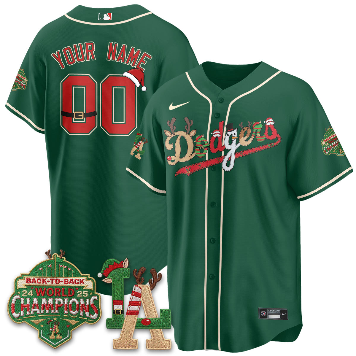 LAD 2026 Christmas Edition Vapor Custom Jersey- Stitched