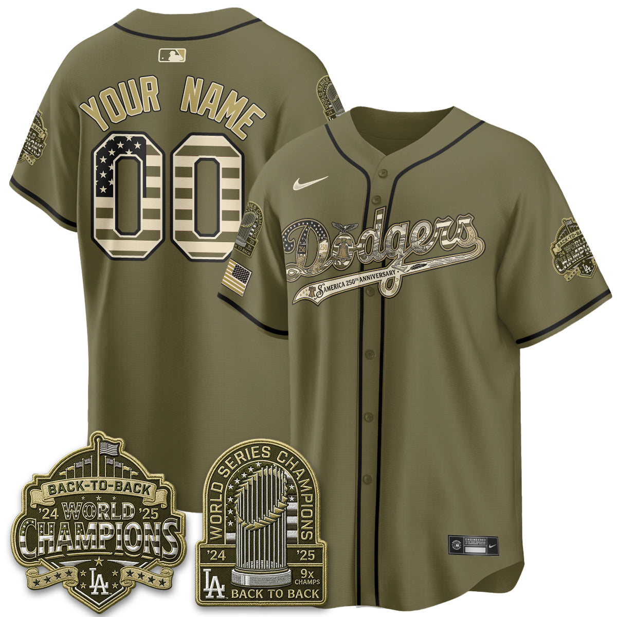 LAD America 250th Anniversary Limited Custom Jersey - Stitched