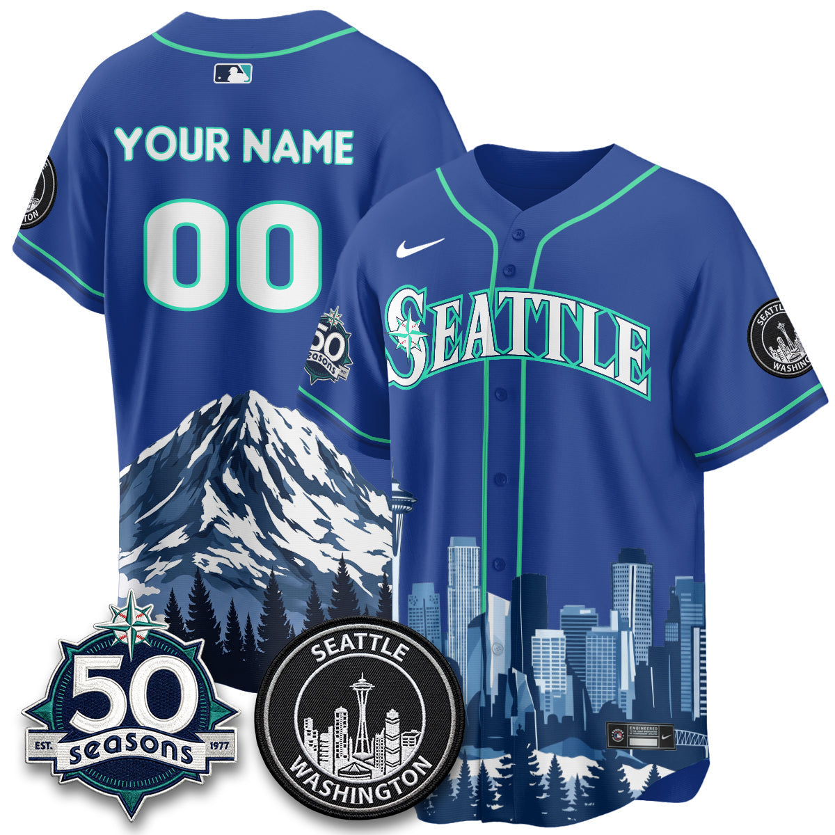 SEA City Edition Vapor Custom Jersey - Printed