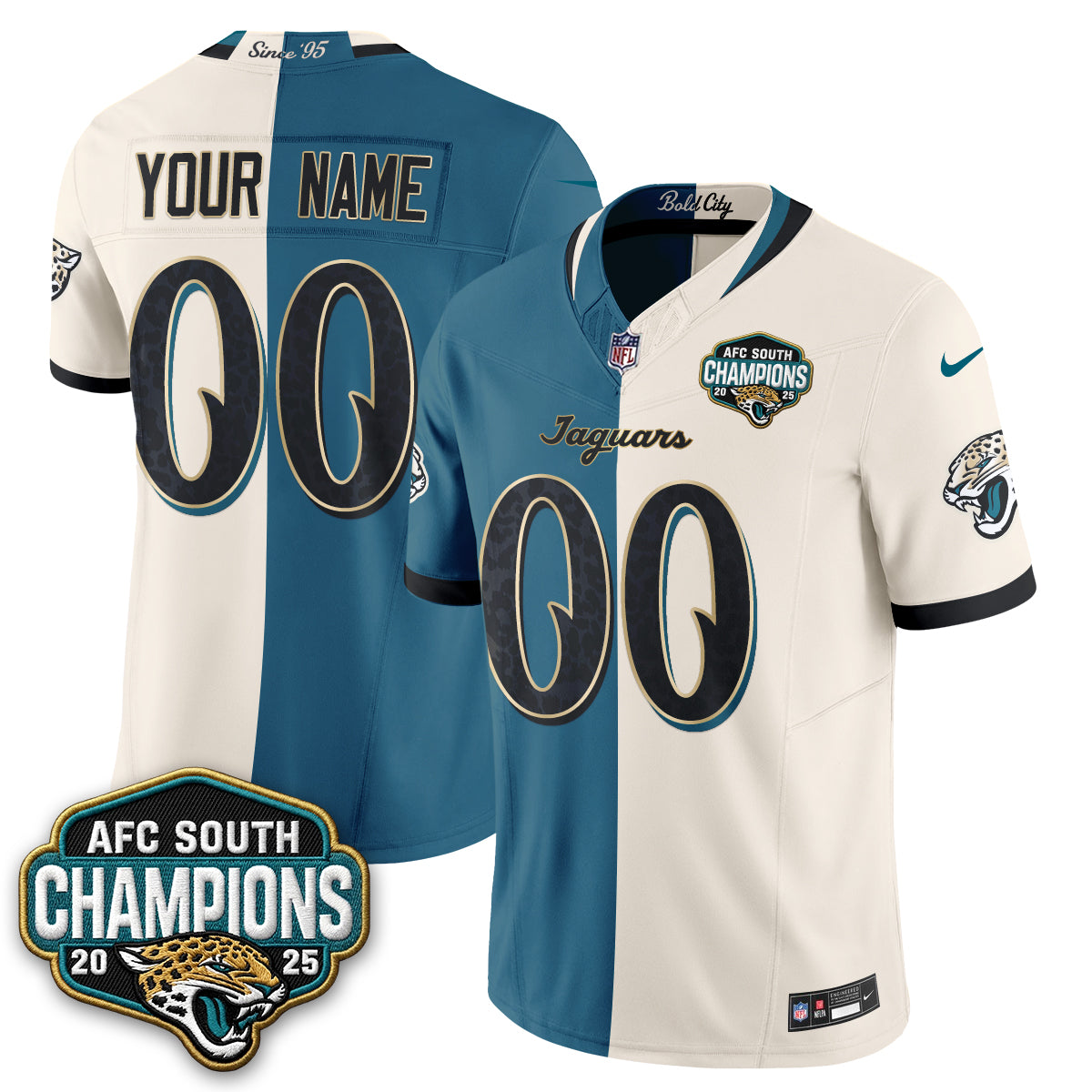 DET 2026 Rivalries Split Vapor Custom Jersey - Stitched