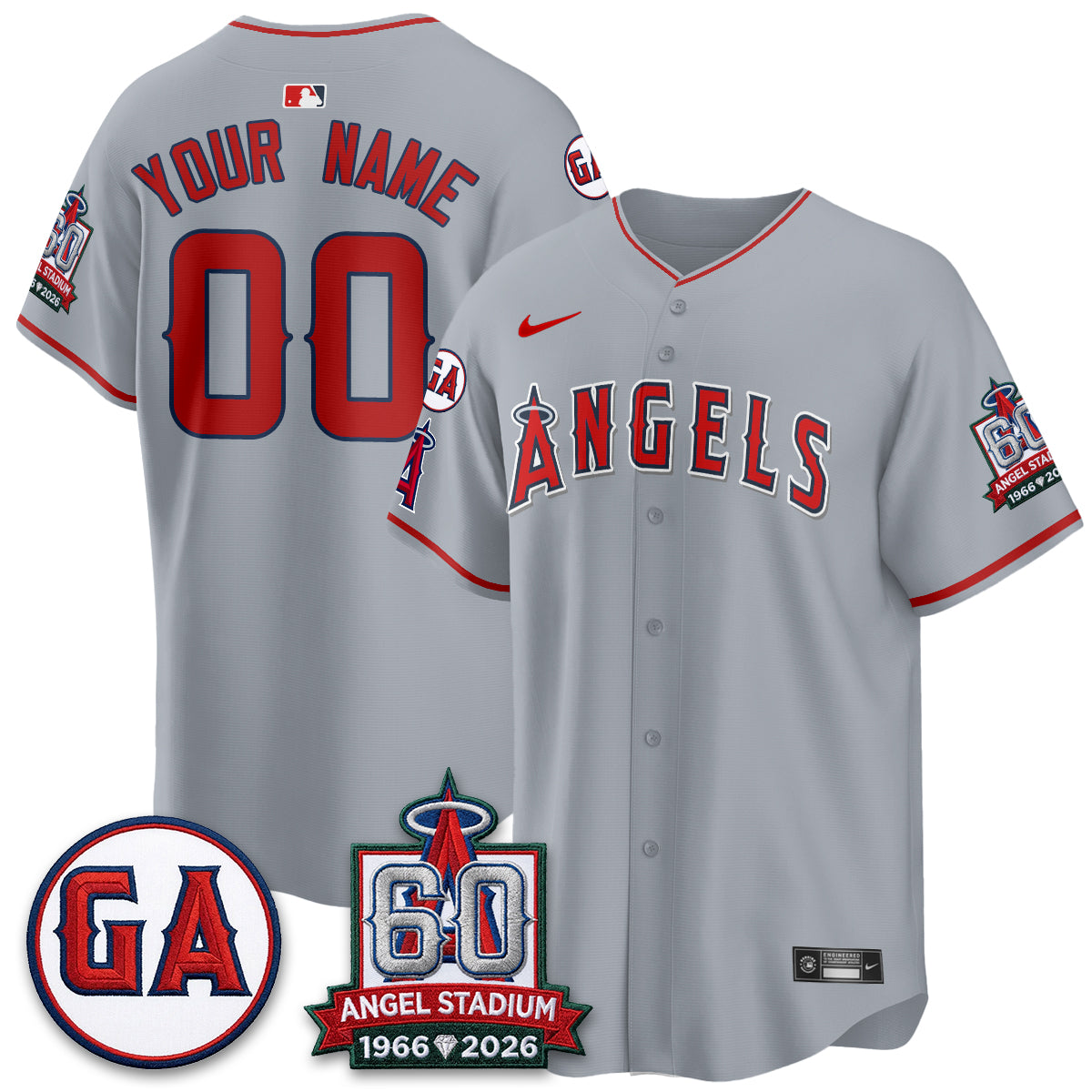 LAA 60th Anniversary Vapor Custom Jersey - Stitched V3