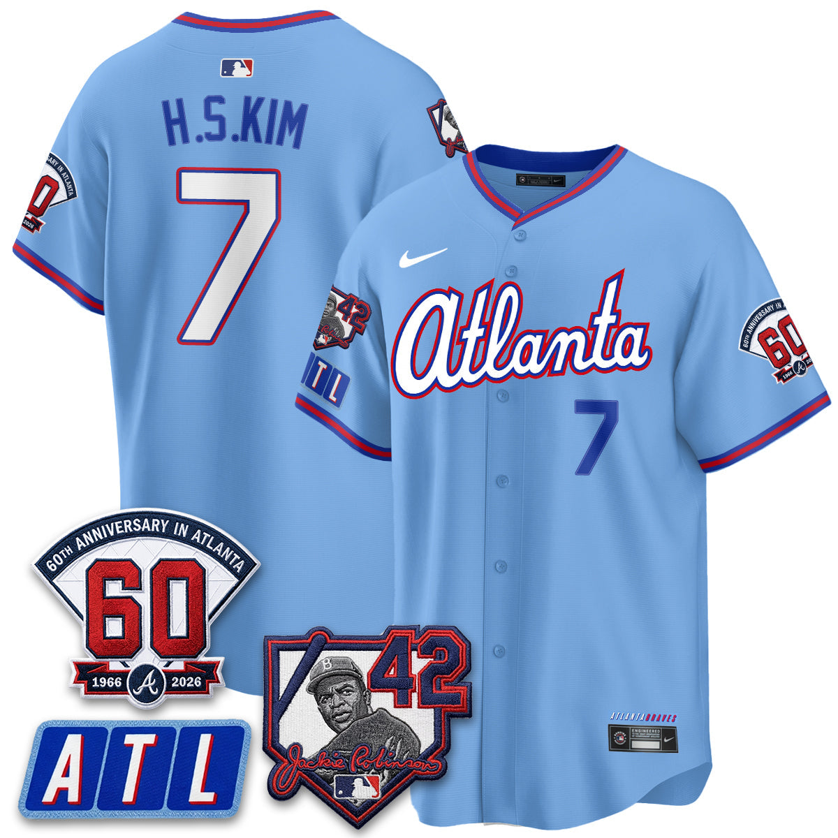 ATL 2026 Jackie Robinson Day Vapor Limited Jersey - Stitched