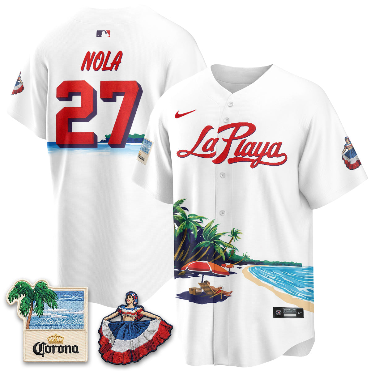PHI Beach Connect "La Playa" Edition Vapor Jersey- Patch Stitched