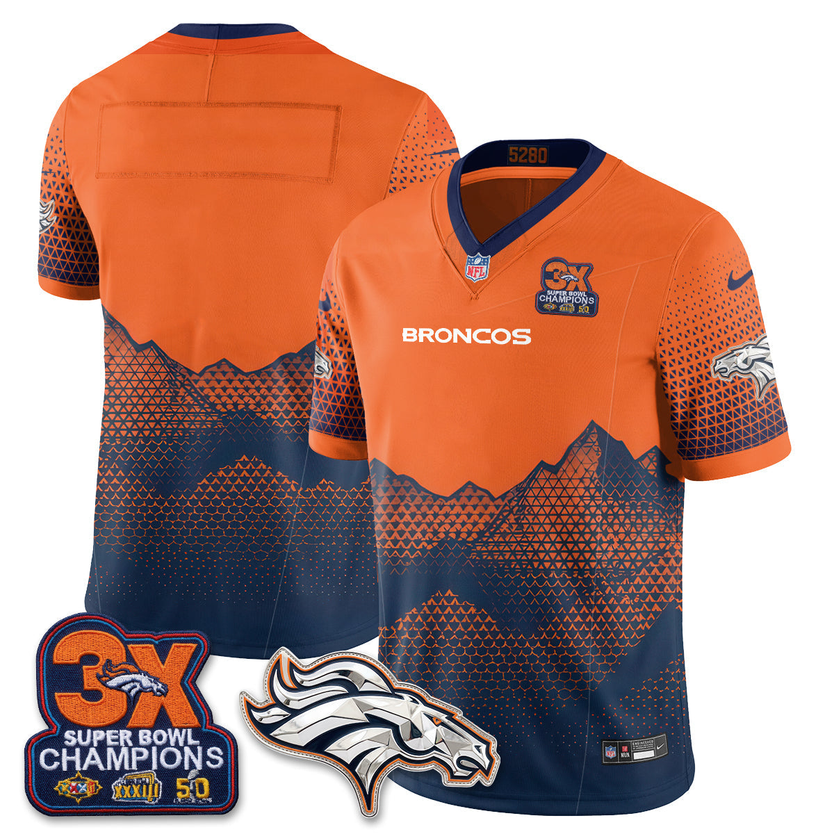 DEN Fangear Edition Vapor Jersey - Stitched