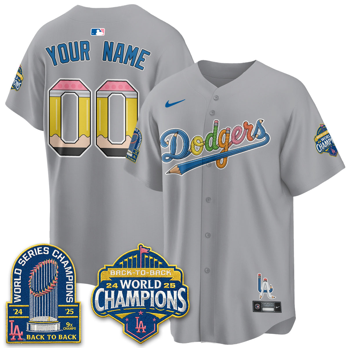 LAD x Back to School Style Vapor Custom Jersey - Stitched