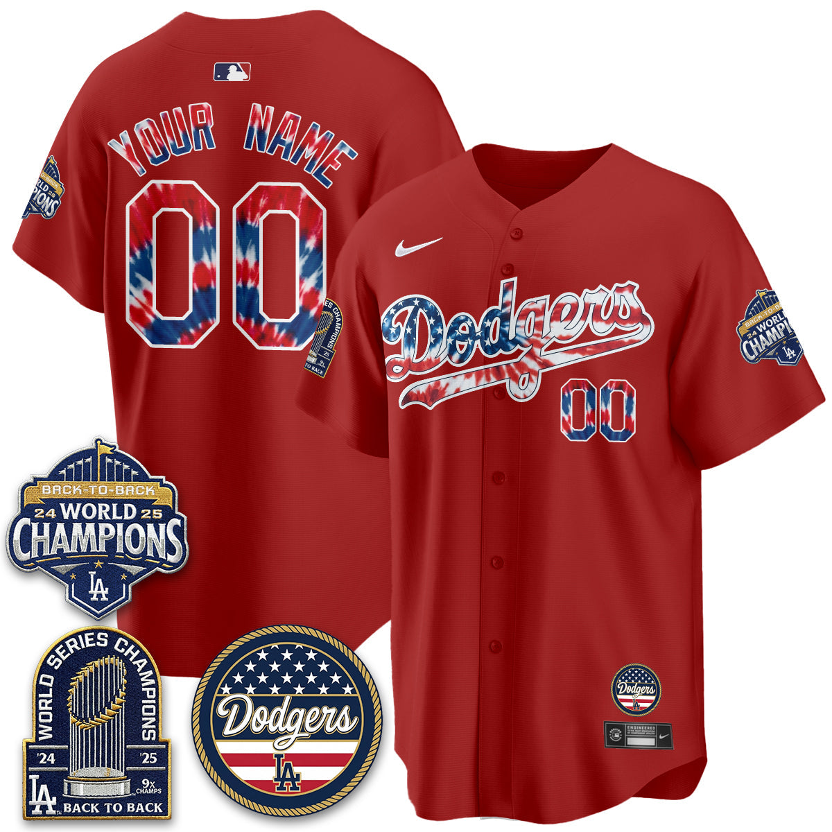 LAD Americana 2026 Vapor Limited Custom Jersey - Stitched