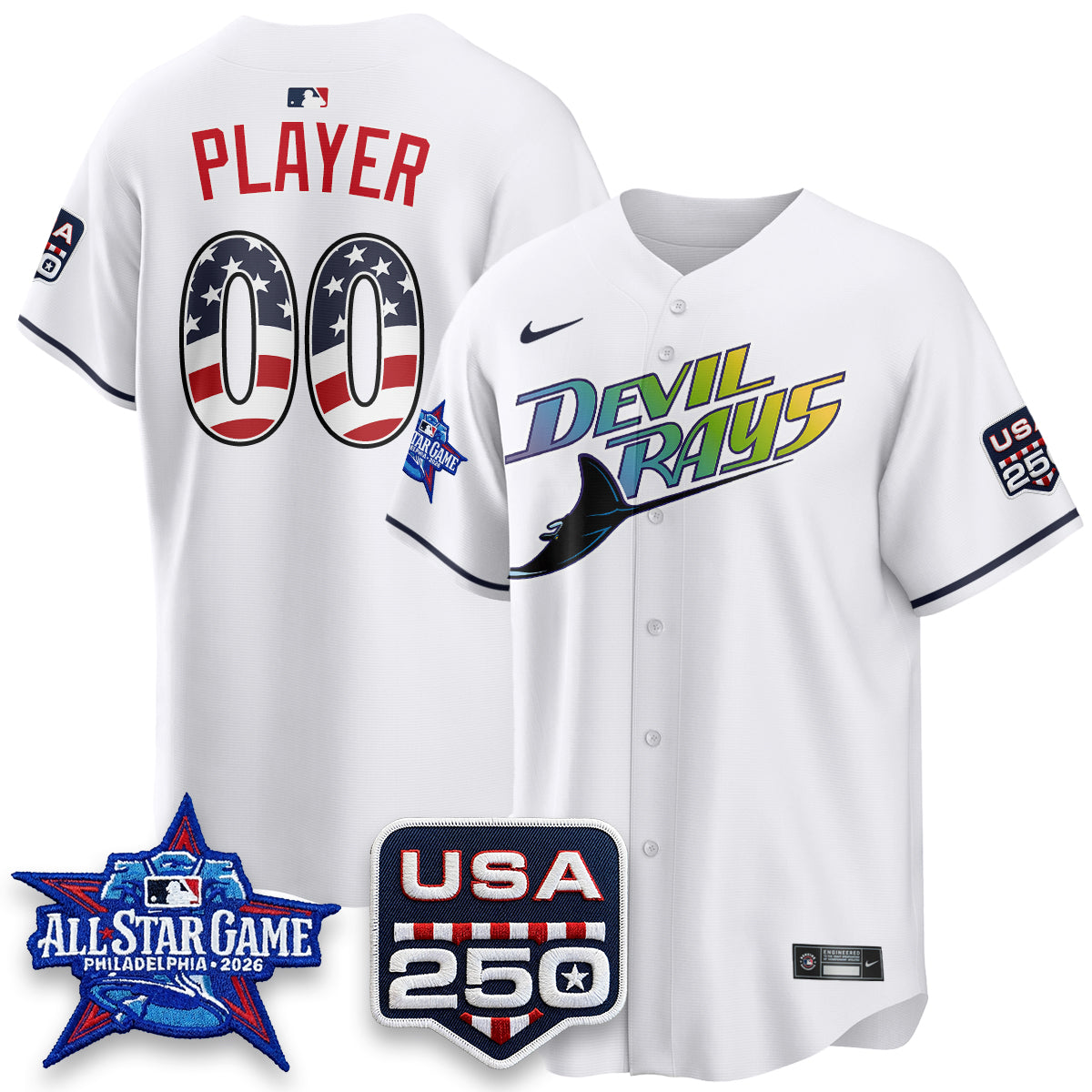 TB 2026 All Star Edition Vapor Custom Jersey - Stitched