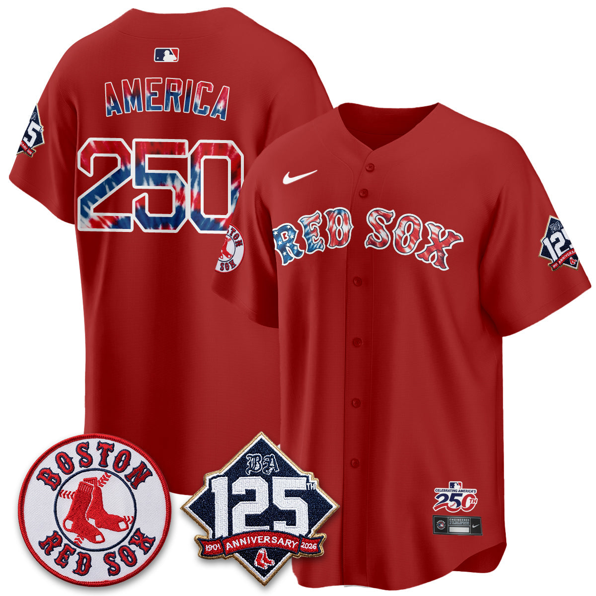 BOS Americana 2026 Vapor Limited Jersey - Stitched-DTD