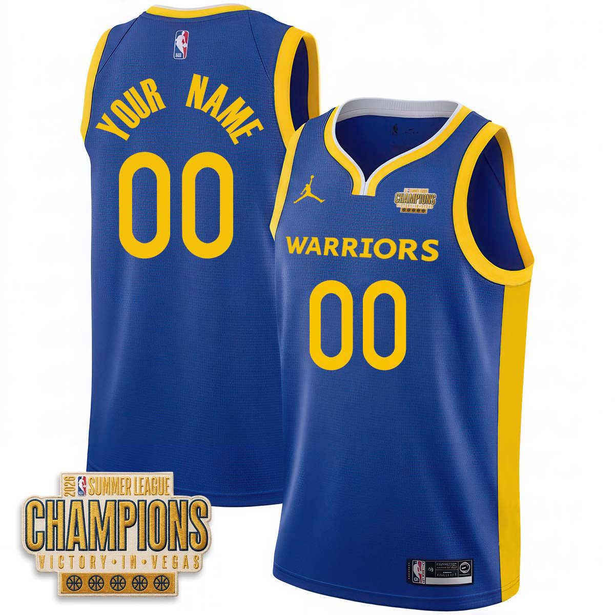GSW 2026 Summer League Vapor Custom Jersey - Stitched