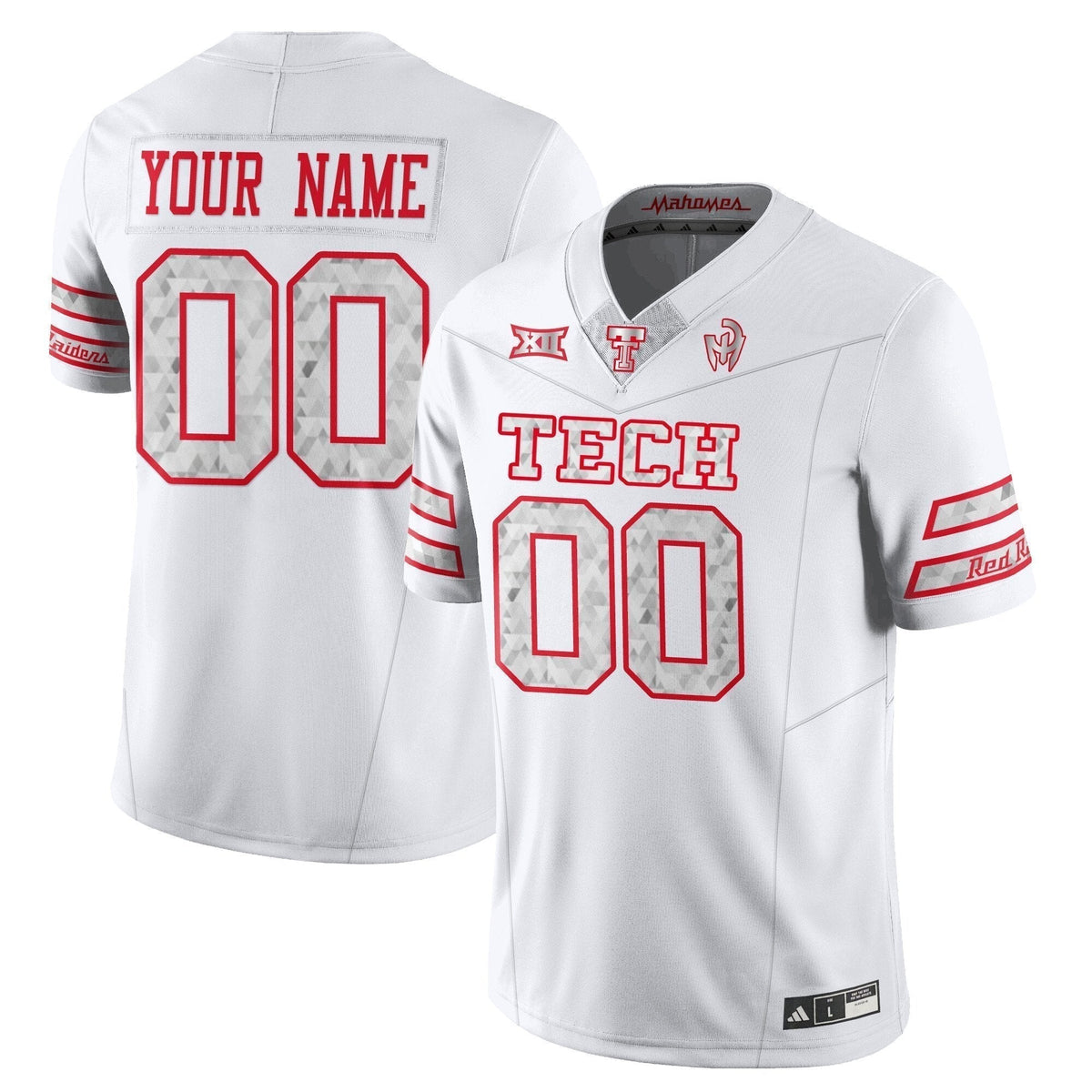 Texas Tech Football “GalvanICED” Custom Jersey - All Stitched