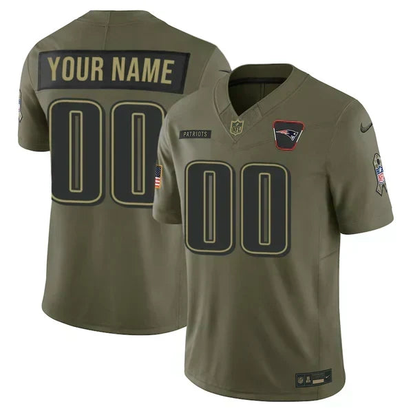 NE 2025 "Rivalries" Vapor Limited Custom Jersey - Stitched