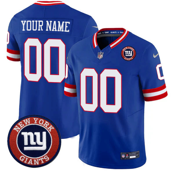 Custom NYG Limited Jersey - Stitched