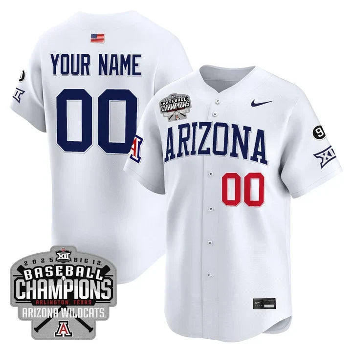 ARIZ 2025 Big 12 Champions Vapor Premier Limited Custom Jersey - Stitched