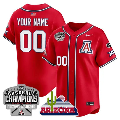 ARIZ 2025 Big 12 Champions Vapor Premier Limited Custom Jersey - Stitched