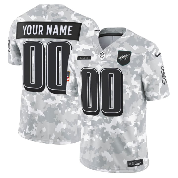 Custom PHI 2025 Salute to Service Limited Jersey - Stitched