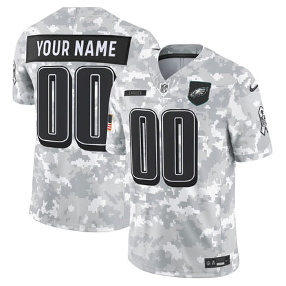 Custom PHI 2025 Salute to Service Limited Jersey - Stitched