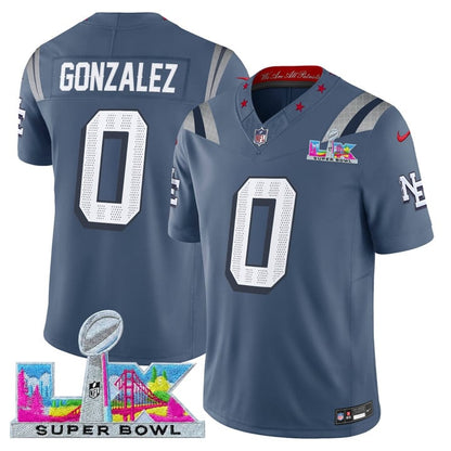 NE 2025 Super Bowl LX Vapor Limited Jersey N8 - Stitched