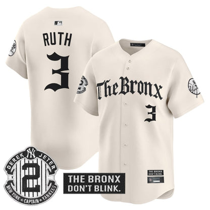 Yankees 'The Bronx - Gothic Ink Drop Edition' Vapor Premier Limited Jersey - Stitched