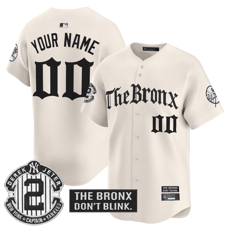 Yankees 'The Bronx - Gothic Ink Drop Edition' Vapor Premier Limited Custom Jersey - Stitched