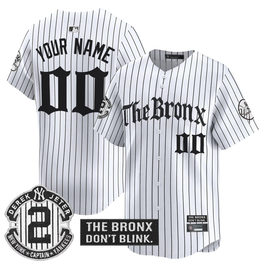 Yankees 'The Bronx - Gothic Ink Drop Edition' Vapor Premier Limited Custom Jersey - Stitched