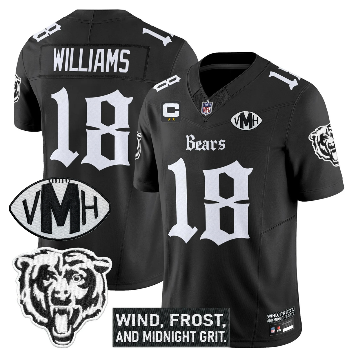 CHI 'Gothic Midway Legacy' VMH Tribute Patch Vapor Limited Jersey - All Stitched