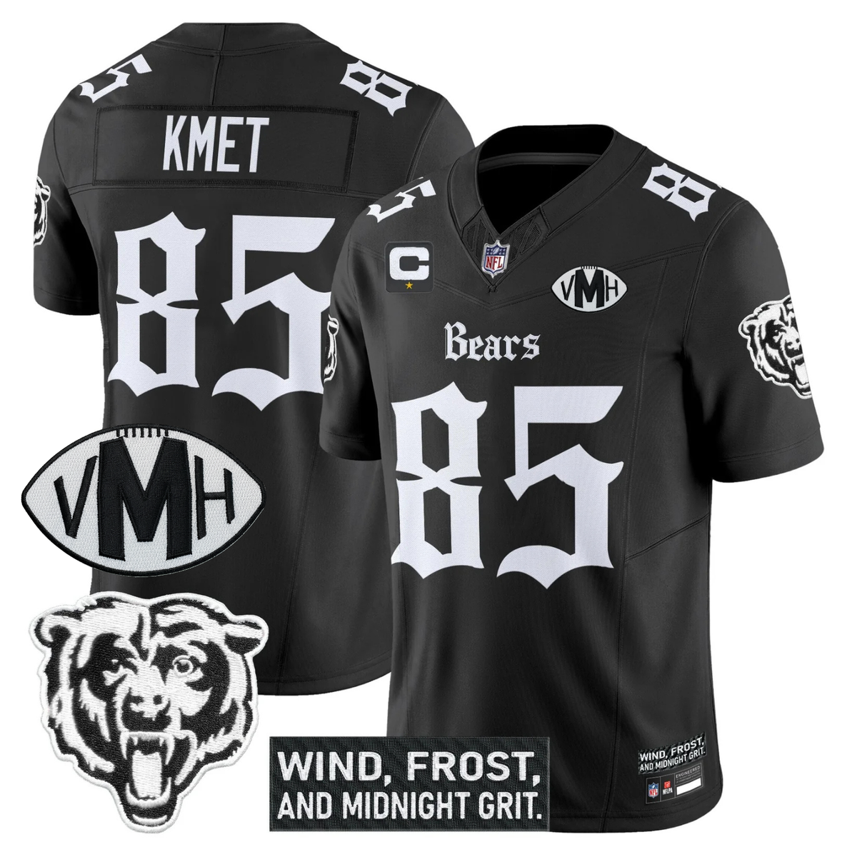 CHI 'Gothic Midway Legacy' VMH Tribute Patch Vapor Limited Jersey - All Stitched