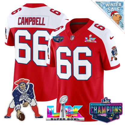NE 2025 Vapor Jersey - AFC Champions Limited Patch - Stitched