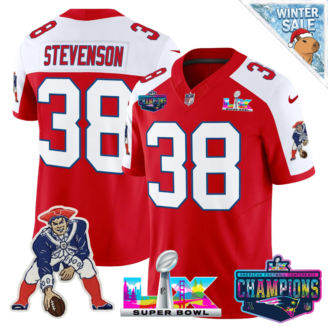 NE 2025 Vapor Jersey - AFC Champions Limited Patch - Stitched