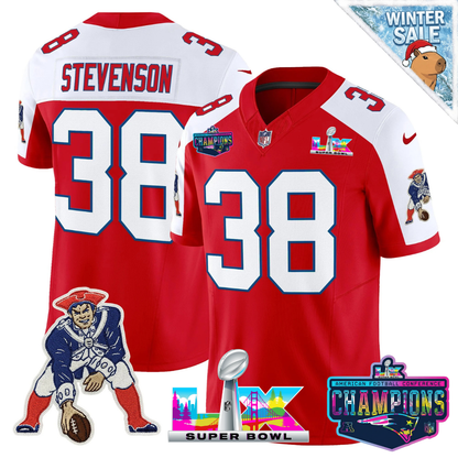NE 2025 Vapor Jersey - AFC Champions Limited Patch - Stitched