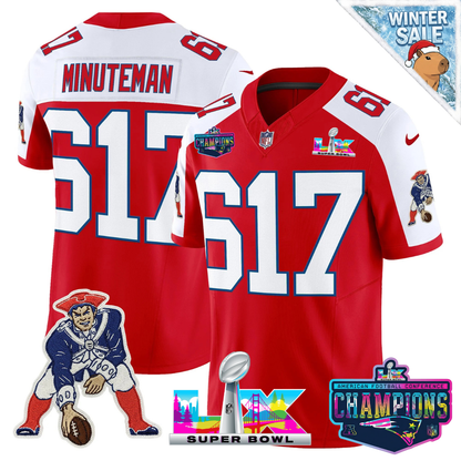 NE 2025 Vapor Jersey - AFC Champions Limited Patch - Stitched