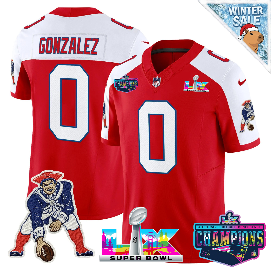 NE 2025 Vapor Jersey - AFC Champions Limited Patch - Stitched