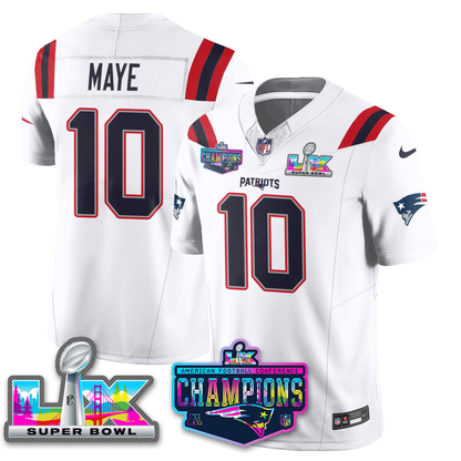 NE 2025 Vapor Jersey - AFC Champions Limited Patch - Stitched